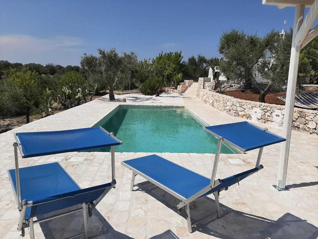 Casa Giuliveto - Charmantes Ferienhaus Mit Privatpool In Olivenhain 奥斯图尼 外观 照片