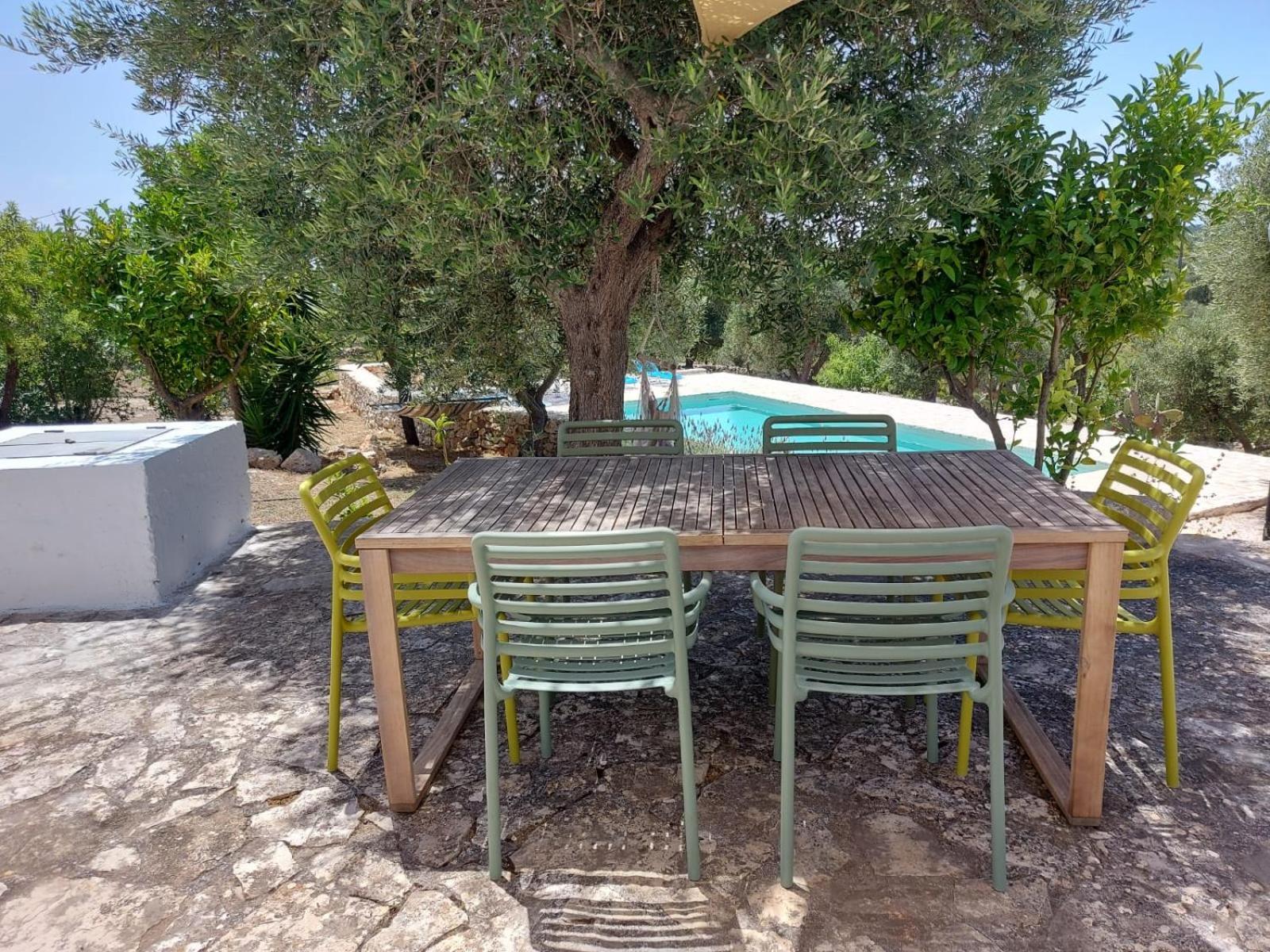 Casa Giuliveto - Charmantes Ferienhaus Mit Privatpool In Olivenhain 奥斯图尼 外观 照片