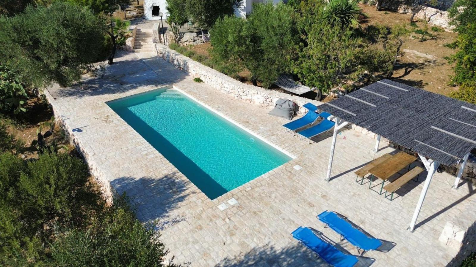 Casa Giuliveto - Charmantes Ferienhaus Mit Privatpool In Olivenhain 奥斯图尼 外观 照片