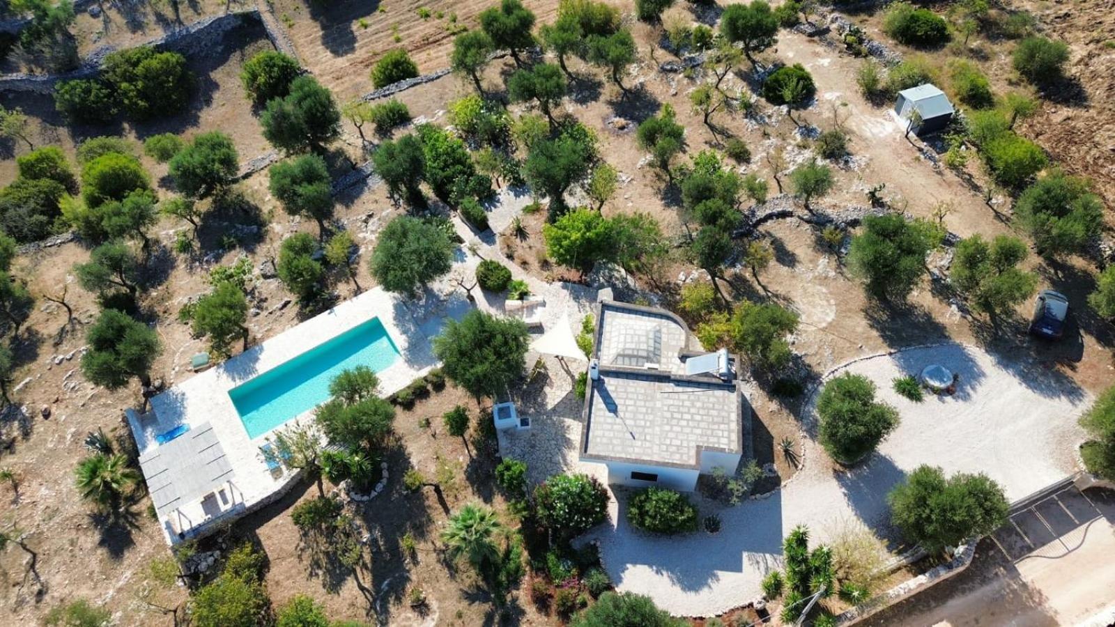Casa Giuliveto - Charmantes Ferienhaus Mit Privatpool In Olivenhain 奥斯图尼 外观 照片